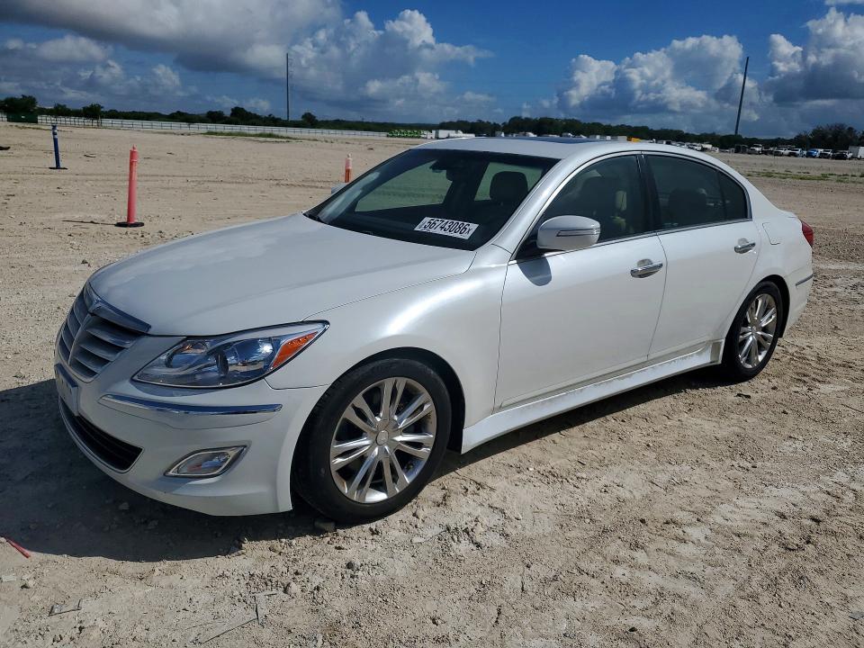 2013 Hyundai Genesis მანქანა იყიდება აუქციონზე, vin: KMHGC4DD3DU229342, აუქციონის ნომერი: 56743086
