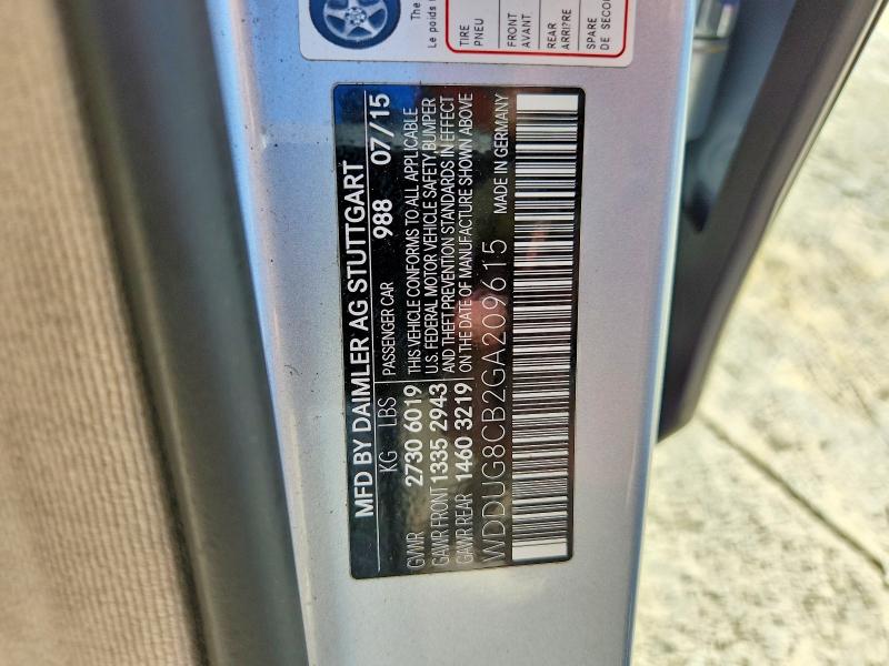 Продаж на аукціоні авто 2016 Mercedes-benz S, vin: WDDUG8CB2GA209615, номер лоту: 58457996