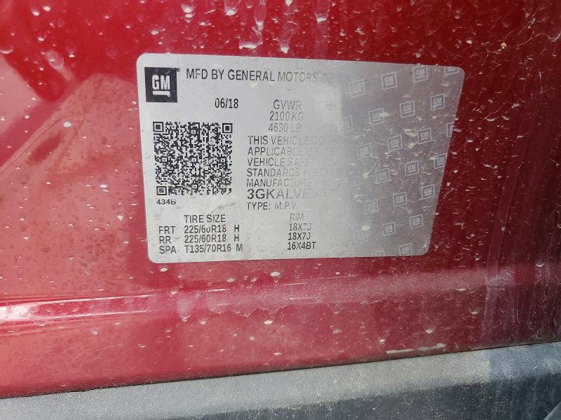 55718996 :رقم المزاد ، 3GKALVEV5KL108332 vin ، 2019 Gmc Terrainslt مزاد بيع