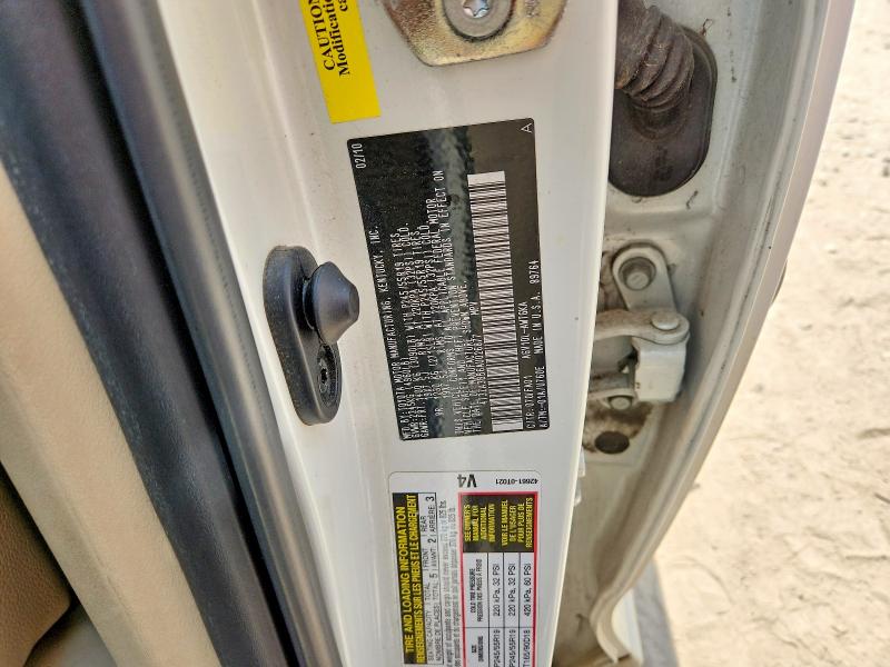 2010 Toyota Venza მანქანა იყიდება აუქციონზე, vin: 4T3ZA3BB6AU026877, აუქციონის ნომერი: 55857856