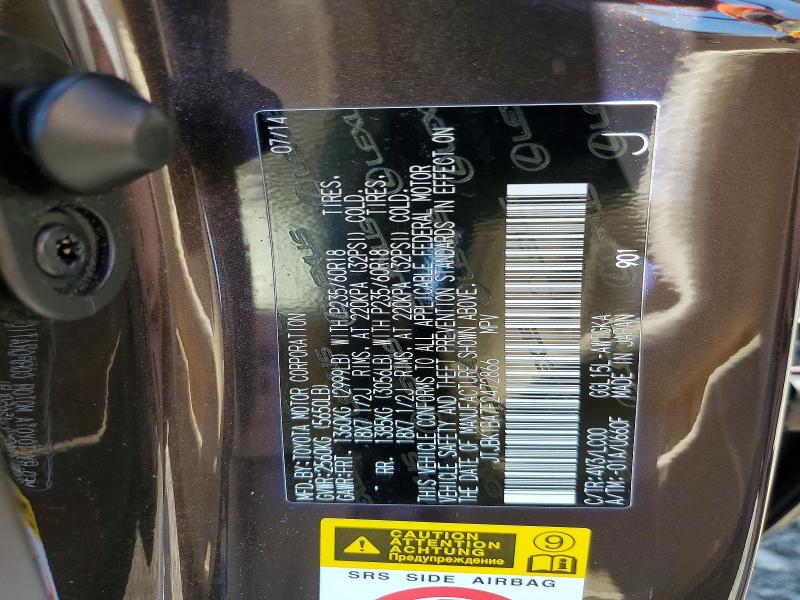 57572716 :رقم المزاد ، JTJBK1BA7F2472866 vin ، 2015 Lexus Rx 350 مزاد بيع