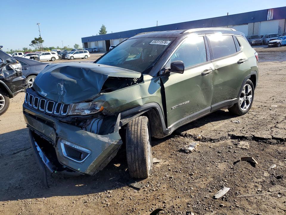 2021 Jeep Compass მანქანა იყიდება აუქციონზე, vin: 3C4NJDCB9MT542133, აუქციონის ნომერი: 55311576