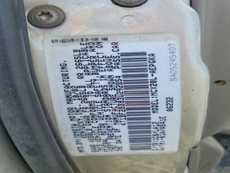 2003 Toyota Avalon მანქანა იყიდება აუქციონზე, vin: 4T1BF28B83U292854, აუქციონის ნომერი: 47281086
