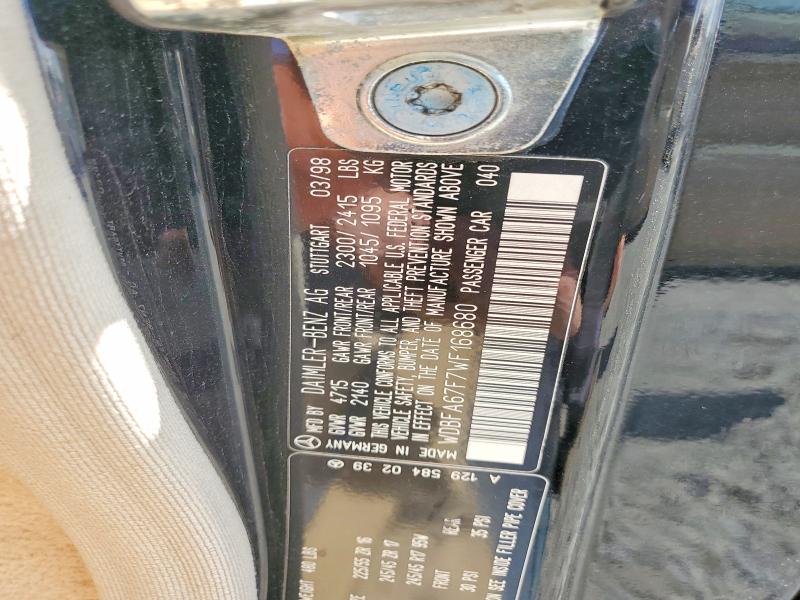 Продажа на аукционе авто 1998 Mercedes-benz Sl, vin: WDBFA67F7WF168680, номер лота: 55688326