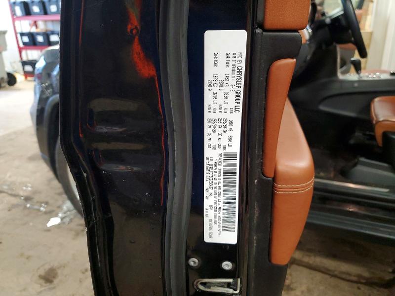 57844106 :رقم المزاد ، 1C4RJFCT5CC292437 vin ، 2012 Jeep Grand Cherokee مزاد بيع