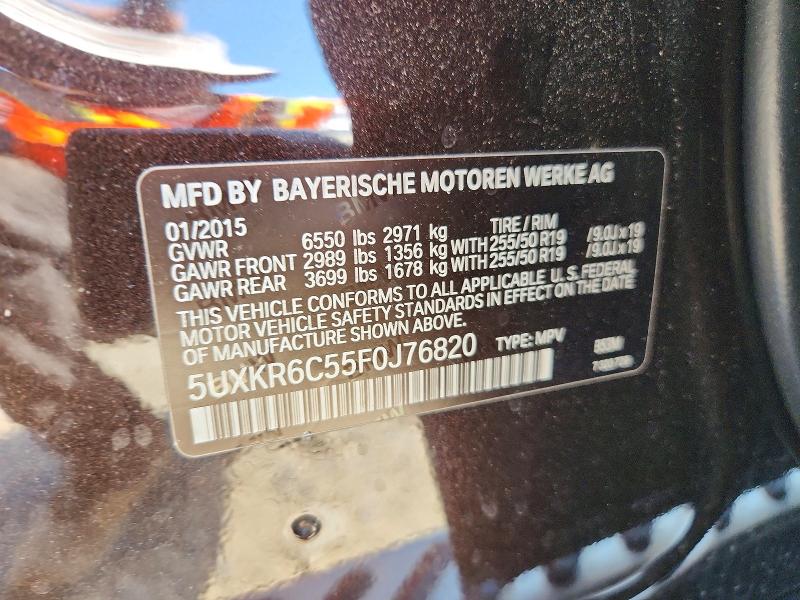 Aukcja sprzedaży 2015 Bmw X5, vin: 5UXKR6C55F0J76820, numer aukcji: 58405936