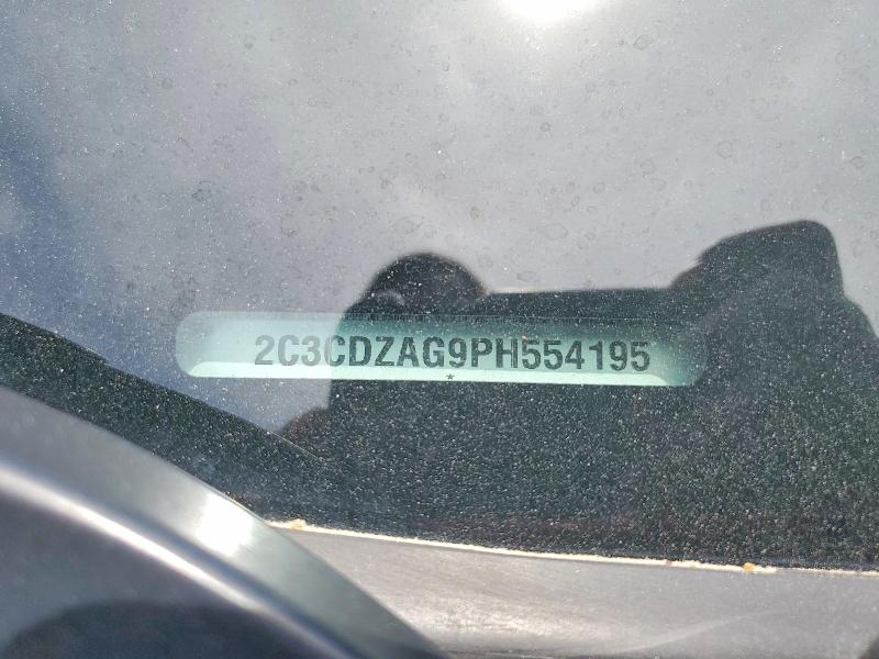 55834876 :رقم المزاد ، 2C3CDZAG9PH554195 vin ، 2023 Dodge Challenger مزاد بيع