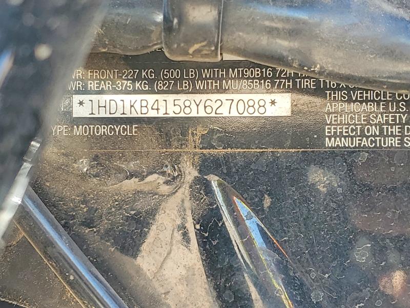 Продажа на аукционе авто 2008 Harley Davidson Flhx, vin: 1HD1KB4158Y627088, номер лота: 55441506