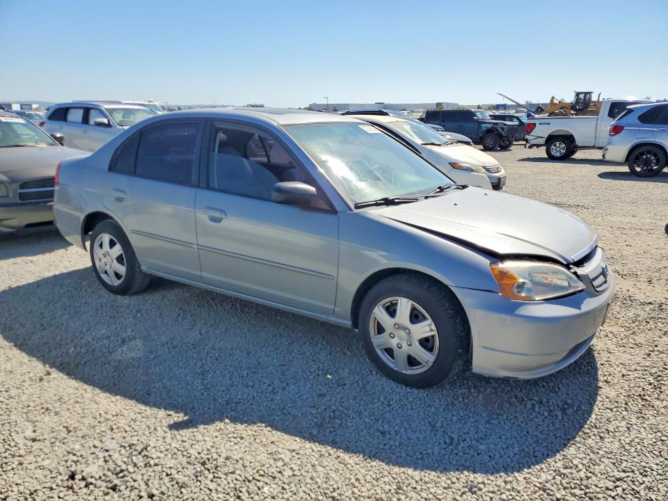 2003 Honda Civic მანქანა იყიდება აუქციონზე, vin: 2HGES26713H523836, აუქციონის ნომერი: 57347236