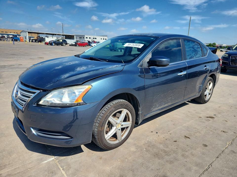 2014 Nissan Sentra მანქანა იყიდება აუქციონზე, vin: 3N1AB7AP1EY316087, აუქციონის ნომერი: 56753806