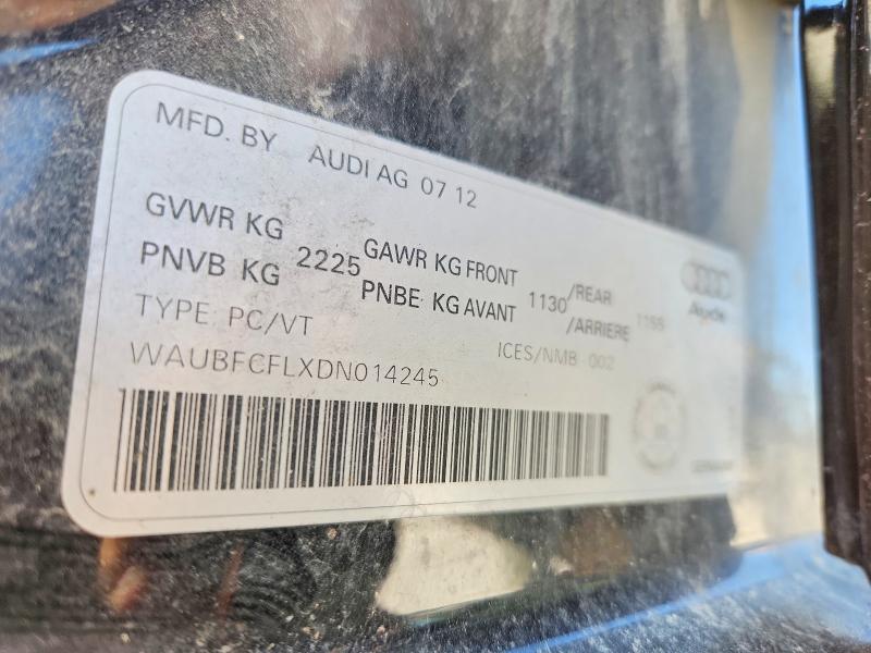 Продажа на аукционе авто 2013 Audi A4, vin: WAUBFCFLXDN014245, номер лота: 53648896