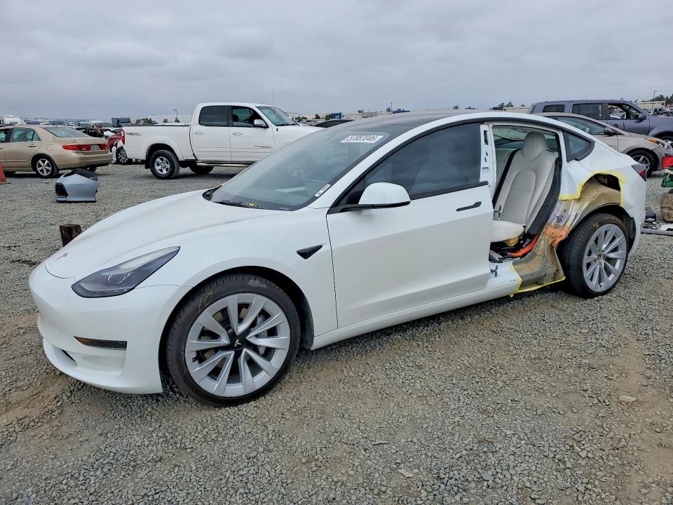Aukcja sprzedaży 2022 Tesla Model 3, vin: 5YJ3E1EA6NF154968, numer aukcji: 57087046