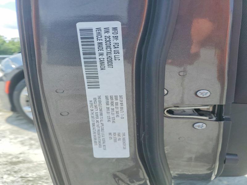 56673386 :رقم المزاد ، 2C3CDXCTXLH200307 vin ، 2020 Dodge Charger مزاد بيع