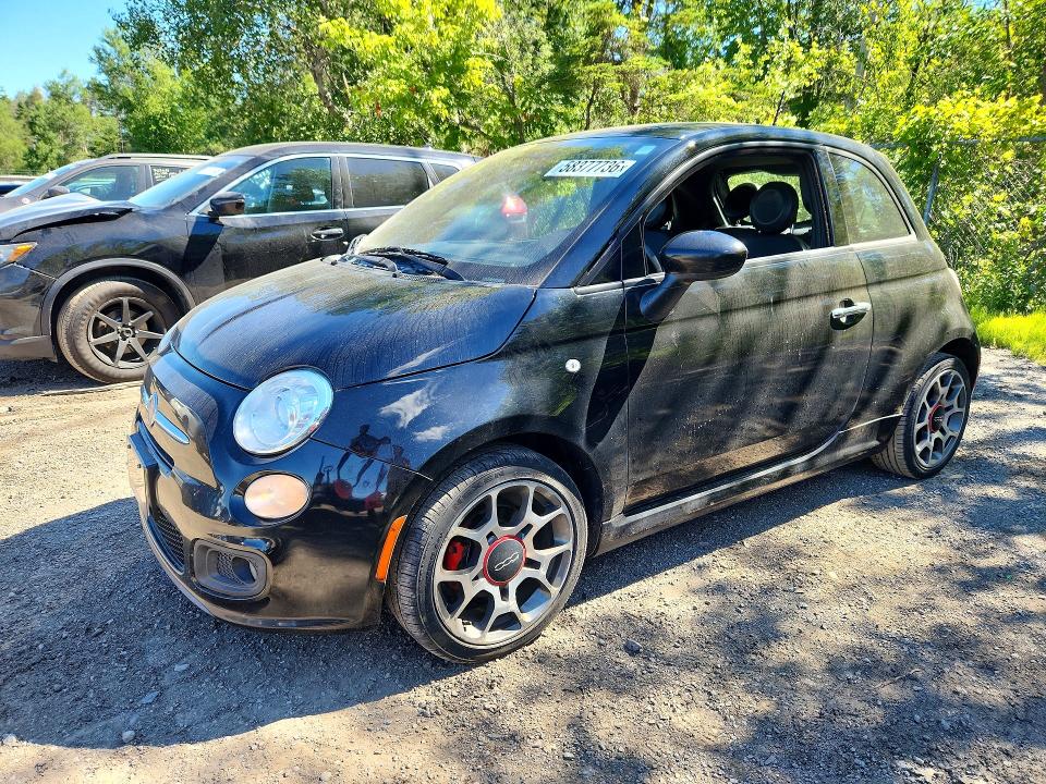 58377736 :رقم المزاد ، 3C3CFFBR7FT717828 vin ، 2015 Fiat 500 مزاد بيع