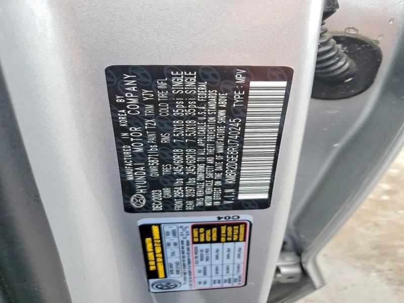 58601786 :رقم المزاد ، KM8R2DGE8RU740245 vin ، 2024 Hyundai Palisade مزاد بيع
