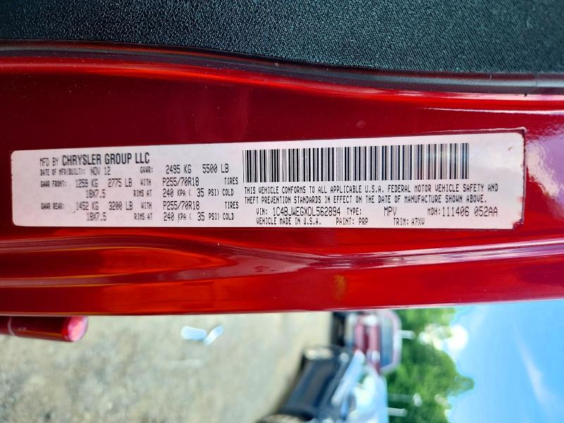 Aukcja sprzedaży 2013 Jeep Wrangler Unlimited, vin: 1C4BJWEGXDL562894, numer aukcji: 58407936