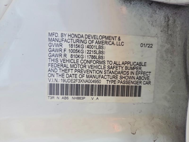Продажа на аукционе авто 2022 Acura Ilx, vin: 19UDE2F3XNA004950, номер лота: 58401526