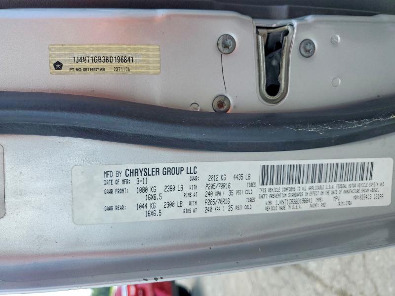 56936326 :رقم المزاد ، 1J4NT1GB3BD196841 vin ، 2011 Jeep Patriot مزاد بيع