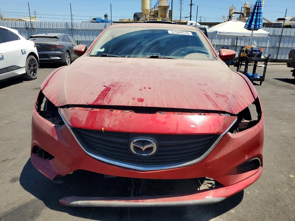 57504576 :رقم المزاد ، JM1GJ1V55G1447031 vin ، 2016 Mazda 6 مزاد بيع