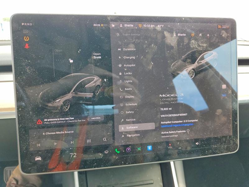 Продаж на аукціоні авто 2018 Tesla Model 3, vin: 5YJ3E1EB0JF185667, номер лоту: 57322316