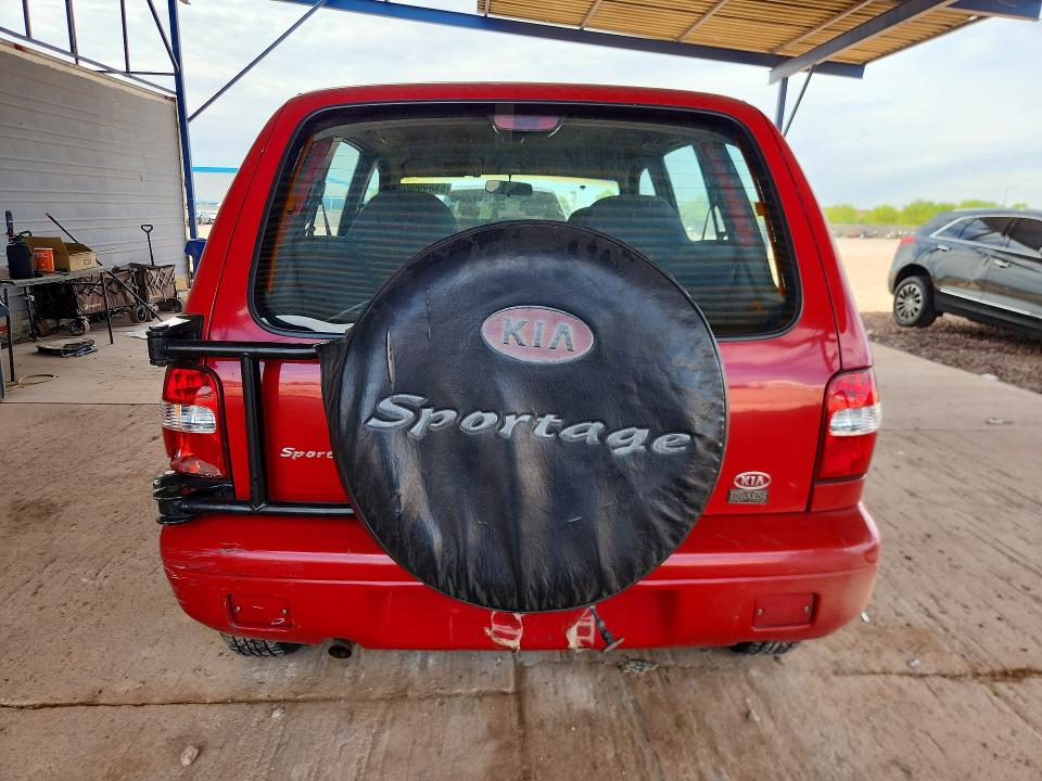 Продажа на аукционе авто 2001 Kia Sportage, vin: KNDJB723415060186, номер лота: 58899986