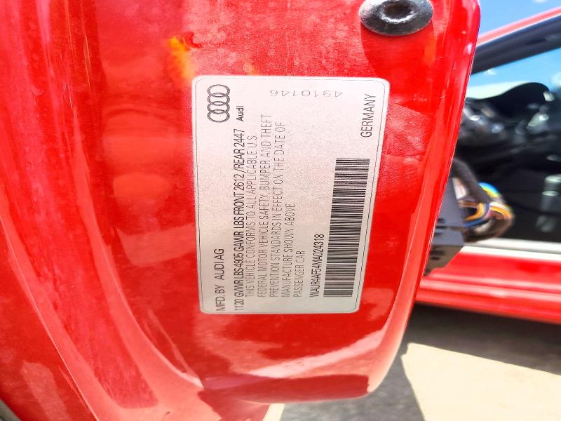 Продажа на аукционе авто 2021 Audi S5, vin: WAUR4AF54MA024318, номер лота: 57765936