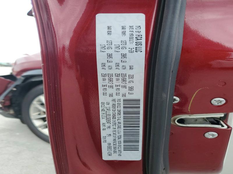 57078246 :رقم المزاد ، 1C4PJLLB3LD620347 vin ، 2020 Jeep Cherokee مزاد بيع
