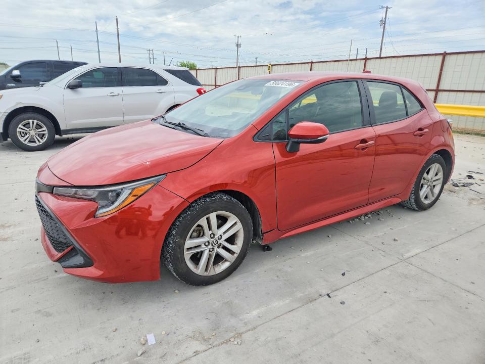 58624196 :رقم المزاد ، JTNK4RBE0K3047441 vin ، 2019 Toyota Corolla Hatchback مزاد بيع