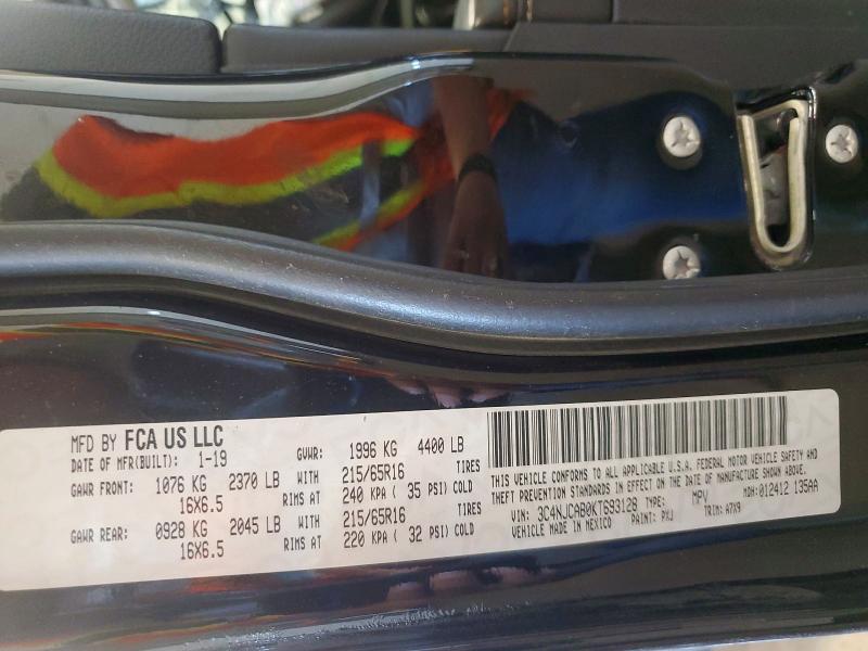 Продаж на аукціоні авто 2019 Jeep Compass, vin: 3C4NJCAB0KT693128, номер лоту: 57063946