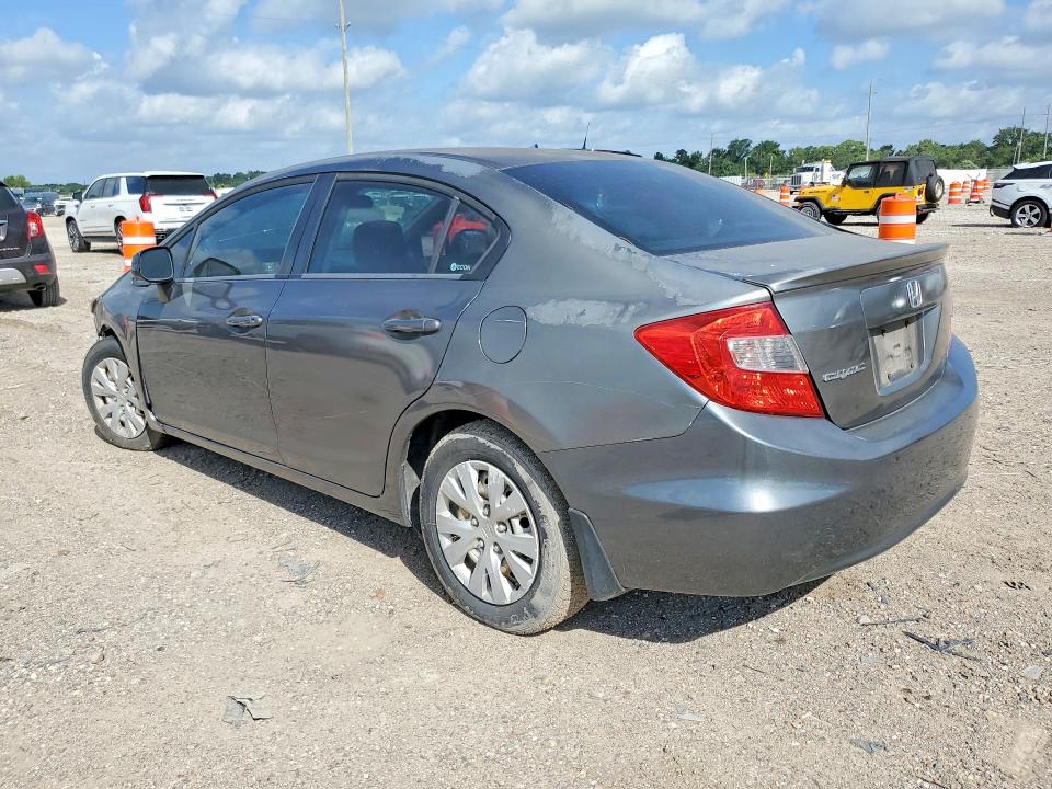 Продаж на аукціоні авто 2012 Honda Civic, vin: 2HGFB2F51CH334137, номер лоту: 53182656