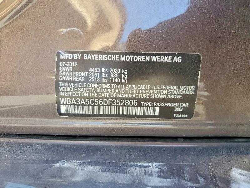 Продажа на аукционе авто 2013 Bmw 328, vin: WBA3A5C56DF352806, номер лота: 59129506