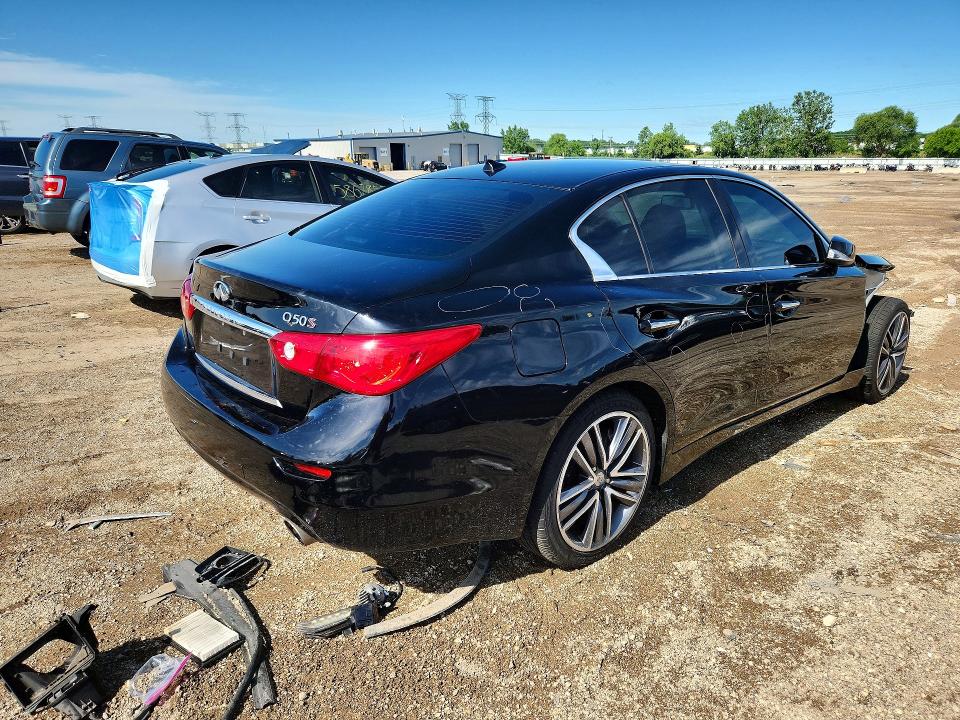 58204326 :رقم المزاد ، JN1BV7AP8FM353461 vin ، 2015 Infiniti Q50 مزاد بيع