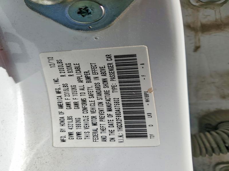 Aukcja sprzedaży 2013 Honda Accord, vin: 1HGCR2F86DA075802, numer aukcji: 55893396