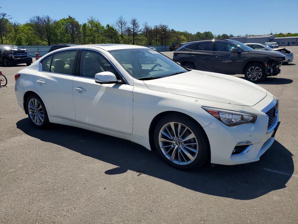 2022 Infiniti Q50 მანქანა იყიდება აუქციონზე, vin: JN1EV7BR0NM340344, აუქციონის ნომერი: 55410836