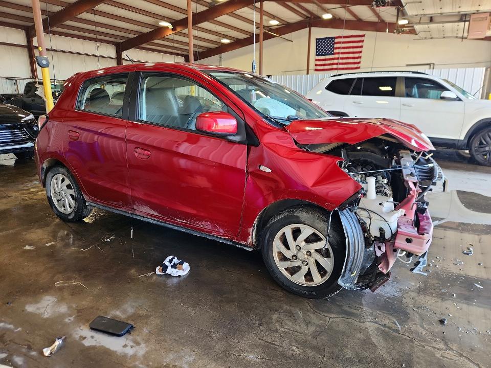 2021 Mitsubishi Mirage მანქანა იყიდება აუქციონზე, vin: ML32AUHJXMH000754, აუქციონის ნომერი: 55854246