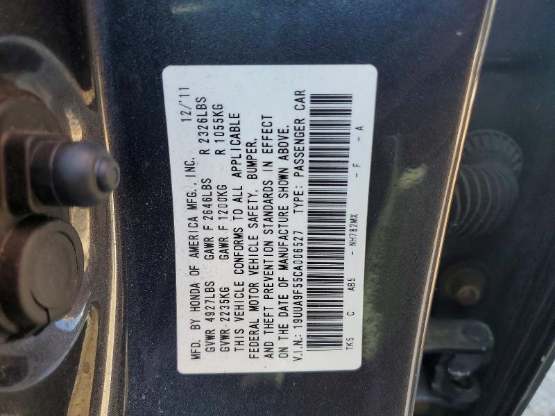 Продаж на аукціоні авто 2012 Acura Tl, vin: 19UUA9F55CA006527, номер лоту: 58821156