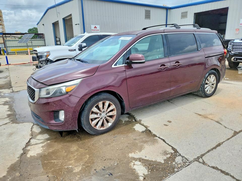2016 Kia Sedona მანქანა იყიდება აუქციონზე, vin: KNDMC5C13G6143879, აუქციონის ნომერი: 57686006