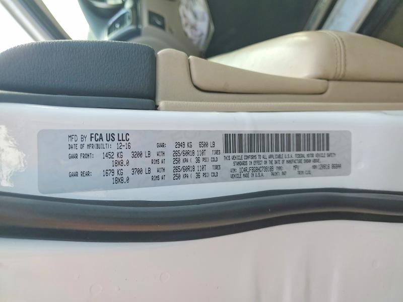 Aukcja sprzedaży 2017 Jeep Grand Cherokee, vin: 1C4RJFBG8HC739189, numer aukcji: 56805716