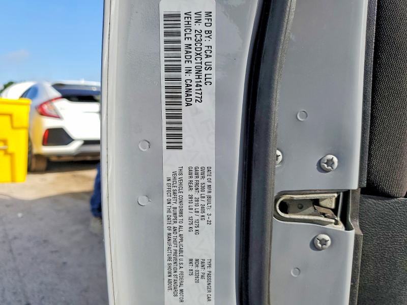 Aukcja sprzedaży 2022 Dodge Charger, vin: 2C3CDXCT0NH141772, numer aukcji: 55733786