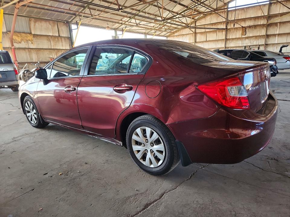 Продаж на аукціоні авто 2012 Honda Civic, vin: 2HGFB2F58CH598312, номер лоту: 58054306