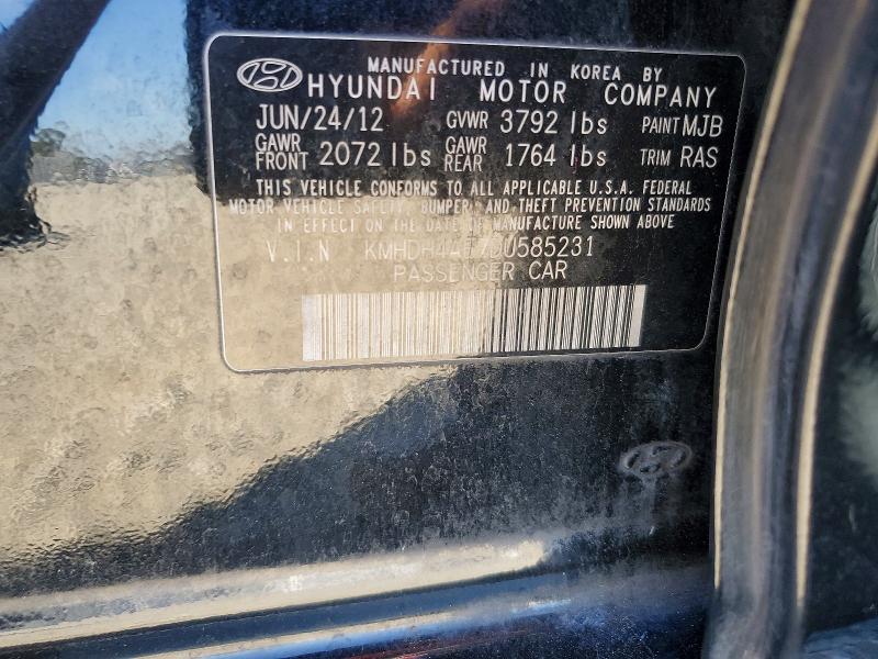 Aukcja sprzedaży 2013 Hyundai Elantra, vin: KMHDH4AE7DU585231, numer aukcji: 56743626