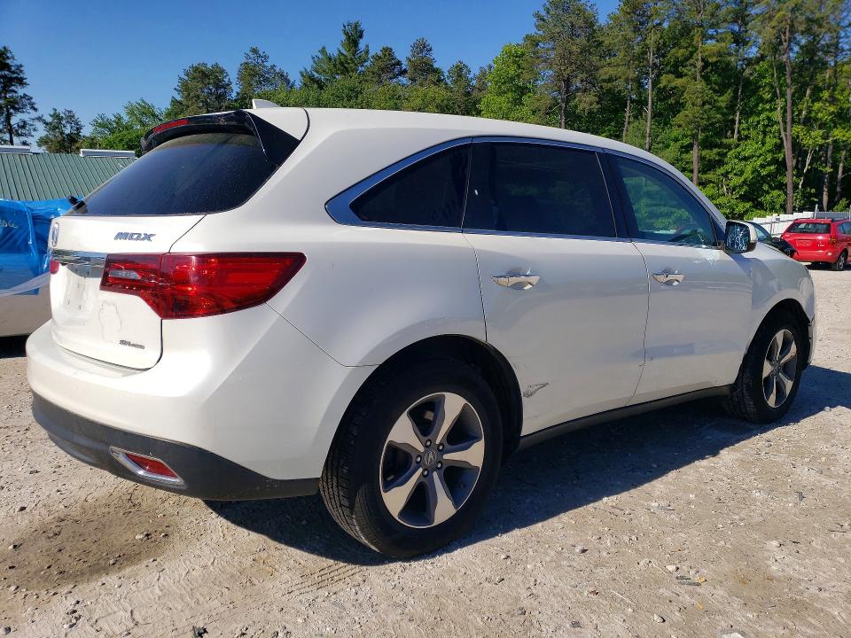 2016 Acura Mdx მანქანა იყიდება აუქციონზე, vin: 5FRYD4H24GB026471, აუქციონის ნომერი: 55744346