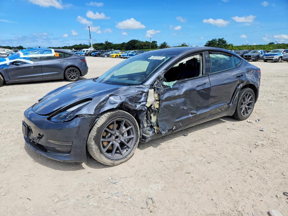 2023 Tesla Model 3 მანქანა იყიდება აუქციონზე, vin: 5YJ3E1EA7PF697474, აუქციონის ნომერი: 56572026