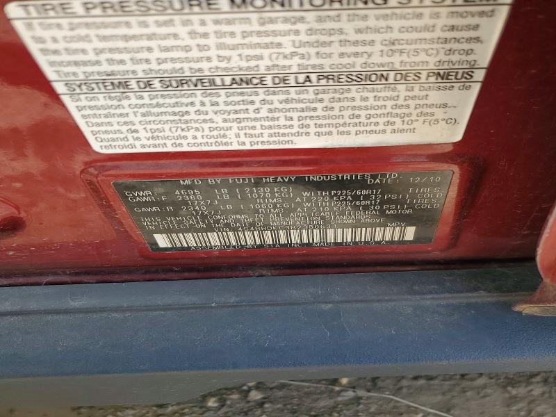 56685056 :رقم المزاد ، 4S4BRDKC3B2380631 vin ، 2011 Subaru Outback مزاد بيع