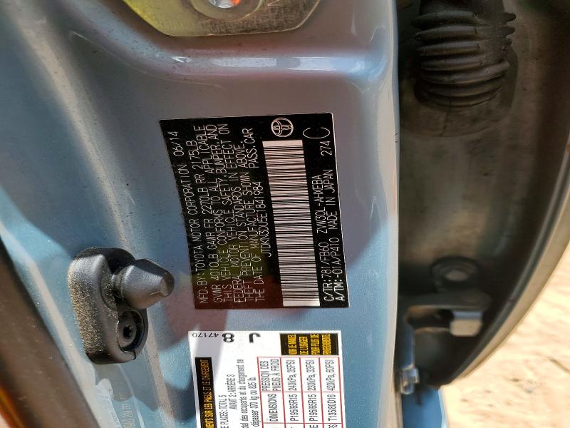 58926226 :رقم المزاد ، JTDKN3DU5E1841984 vin ، 2014 Toyota Prius مزاد بيع