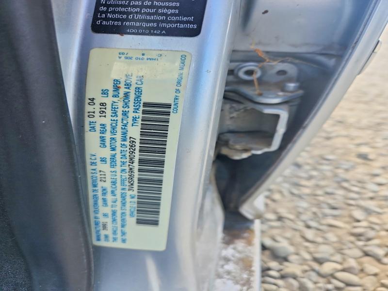 Продажа на аукционе авто 2004 Volkswagen Jetta, vin: 3VWSR69M74M092697, номер лота: 56170676