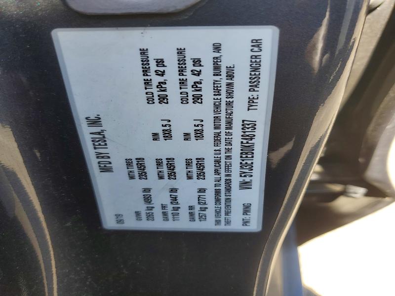 Продаж на аукціоні авто 2019 Tesla Model 3, vin: 5YJ3E1EB0KF481337, номер лоту: 55673236