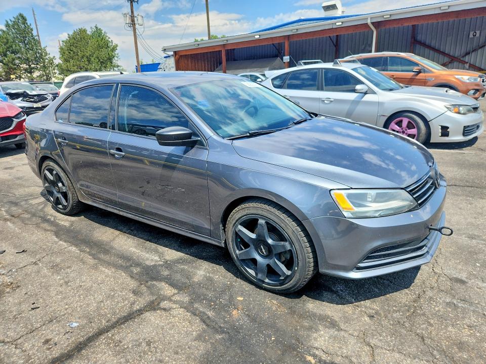 2015 Volkswagen Jetta მანქანა იყიდება აუქციონზე, vin: 3VW1K7AJ6FM348094, აუქციონის ნომერი: 58262016