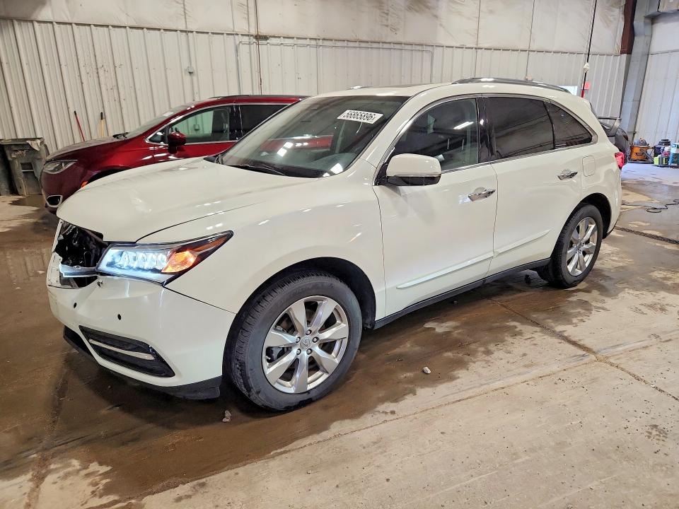 56865896 :رقم المزاد ، 5FRYD4H9XGB057544 vin ، 2016 Acura Mdx مزاد بيع