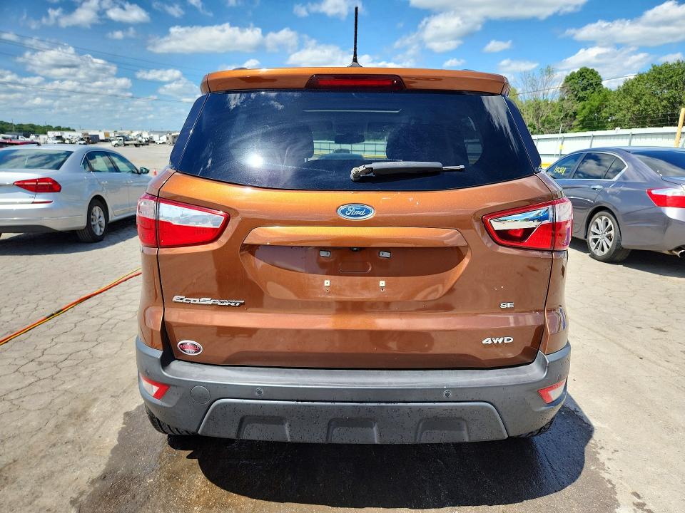 Продаж на аукціоні авто 2018 Ford Ecosport, vin: MAJ6P1UL6JC240658, номер лоту: 58257386